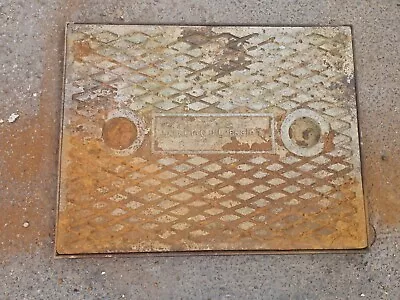 Cast Iron Manhole Drain Cover & Frame 660mm X 506mm Diamond Pattern Inspection  • £120