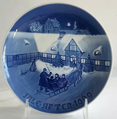 B & G Bing And Grondahl - Denmark 1969 Annual 7  Christmas Plate   Jule After  • $8