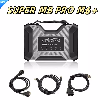 Super MB Pro M6+ Wireless OBD-2 Star Diagnosis Tool With Multiplexer Lan Cable • $519.99