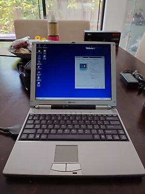 Retro Sharp Pc-A290 Windows 98 Ultra Slim Laptop • $225