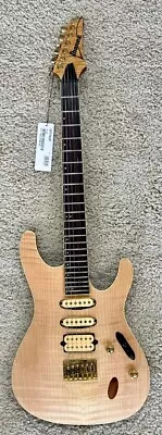 Ibanez SEW761FMNTF S-Series Electric Guitar With Dimarzios Natural Flat Finish • $799.99