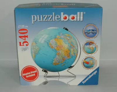 2007 Ravensburger Puzzle Ball World Globe OPEN BOX UNUSED • $24.99