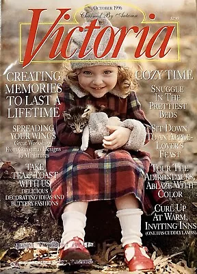 October 1996 VICTORIA Magazine Volume 10 No.10 VG Condition • $16