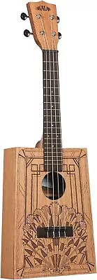 Kala Brand Music Art Deco Cigar Box Ukulele 4-String Concert KA-CB-DECO-C • $89