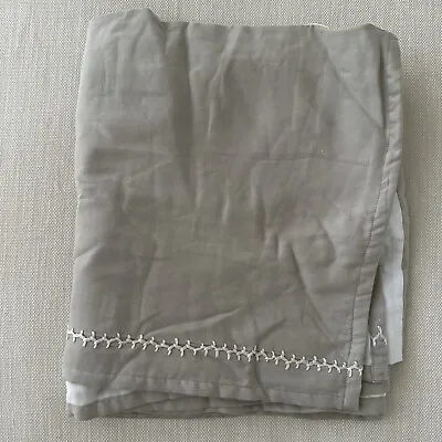 RH Restoration Hardware Baby & Child  Crib Skirt Taupe • $28.05