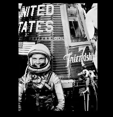 1962 John Glenn PHOTOMercury Friendship 7 Space Capsule Earth Orbit Mission • $5.68