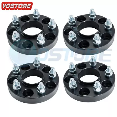 (4) 1  (25mm) Hubcentric Wheel Spacers 5x4.5 5x114.3 Fits Nissan 240SX 350Z 370Z • $64.50