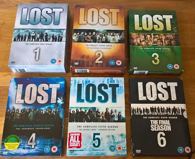 Lost The  Complete Series / Seasons 1 2 3 4 5 & 6  DVD R2 Abc • £15