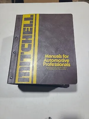 Mitchell Chassis Service And Repair Manual Imports 1970-82 BMW Audi Toyota Etc. • $29.99