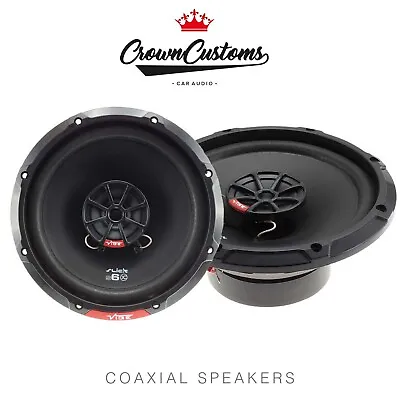 Vibe Slick 6.5  Coaxial 480 Watts Car Door Speaker Bass Speakers Car Audio • $59.67