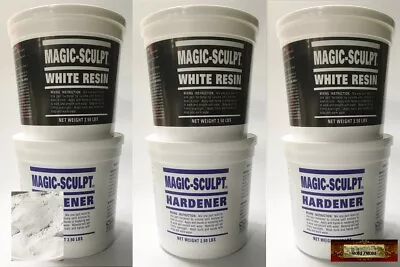 M02052x3 MOREZMORE 15 Lb WHITE Magic Sculpt Sculp Epoxy Clay Model Putty • $149.97