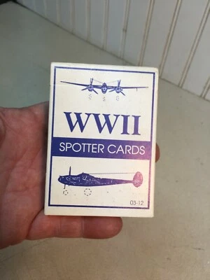 $21.24 • Buy  Aircraft Recognition  WW2 AIR PLANE SPOTTER PLAYING CARDS Graphic Training Aid 