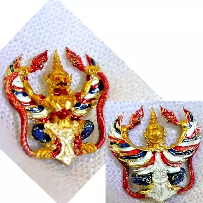 Red Eye Phaya Garuda Naga Billionaire Upgrade Model Talisman Protection Pendant • $27.26