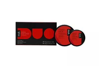 Hard Muk Hair Wax Gift Pack- 1x 95g & 1x 50g Brutal Hold Clay Alternative Packag • £17.95