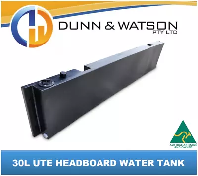 $285 • Buy 30L Ute Tray Headboard Water Tank - Camper Trailers Caravans 4x4 4WD Truck