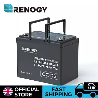 12V 24V 48V 100Ah Solar Lithium Battery 5000 Deep Cycles BMS For RV Cabin Marine • £339.99