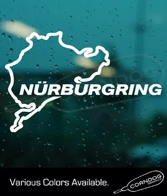 Nurburgring VINYL STICKER DECAL HONDA TOYOTA MAZDA BMW BENZ AMG RACE GERMANY • $3.99