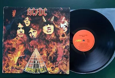 AC/DC- Highway To Hell Vinyl Record Red Albert LP Excellent • $229