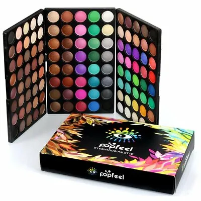 Popfeel 120 Matte Colors Eyeshadow Eye Shadow Palette Makeup Set Kit Pro • $14.99