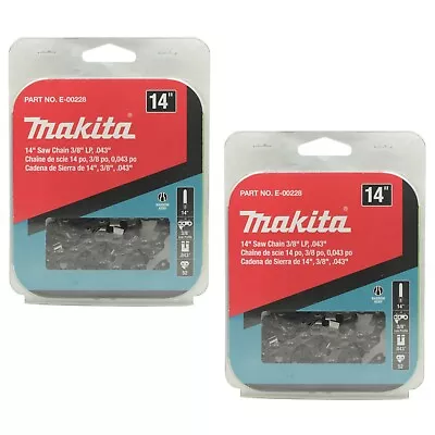 Makita E-00228 3/8in LP .043in Saw Chain Replacement For XCU02 XCU03 (2-Pack) • $42.95