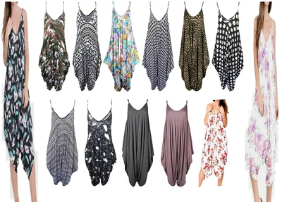 £7.99 • Buy Womens Cami Jumpsuit Playsuit Romper Baggy Harem Lagenlook Dress 