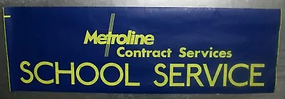 Metroline Contract School Services London Transport Destination Bus Blind • £30