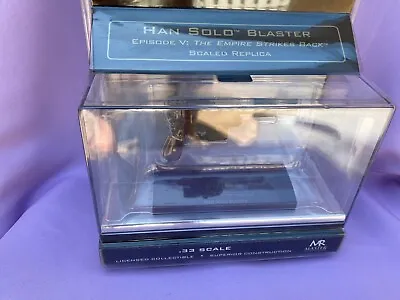 Star Wars Master Replicas HAN SOLO BLASTER  SDCC 2006 Exclusive .33 Scale • $1200