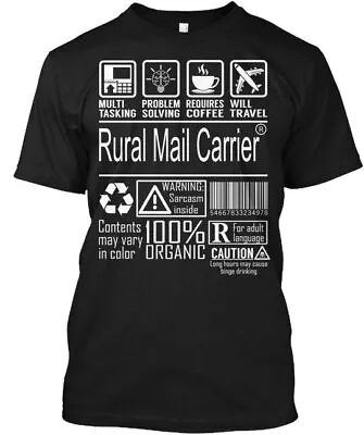 Fun Rural Mail Carrier Multitasking - Carrier T-Shirt • $21.79