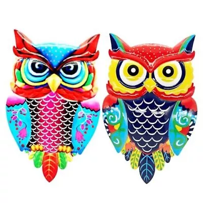 Metal Owl Wall Art Garden Decor For Outdoor Patio Fence Backyard Decor Lawn  • $21.31