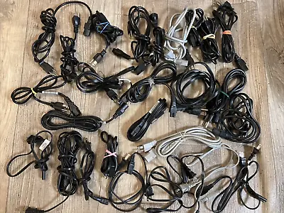 2 & 3 Prong Computer/Monitor/Printer Power Cord/Cable Lot Of 25 • $29.99