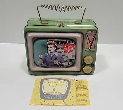 I Love Lucy | Vandor Tin Totes Television Lunch Box 2000 | W/ COA | VG • $26.99