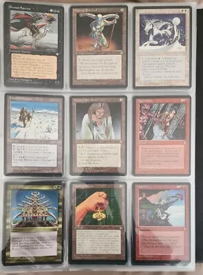 MTG NM Complete Set Of ICE AGE Magic The Gathering MTG Necropotence Jester's Cap • $136.50