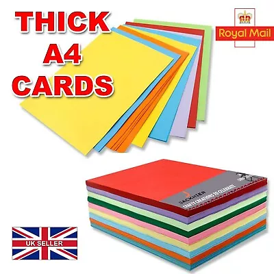 A4 Card 25 Or 50 Sheets Per Pack Great Quality - 30 Colours Sheet • £6.49