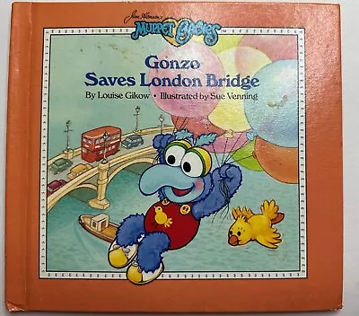 VINTAGE WEEKLY READER MUPPET BABIES HB Books  Gonzo Saves London Bridge  USED • $3