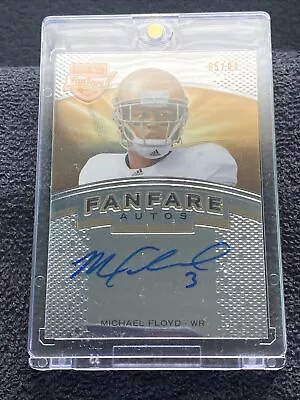 2012 Press Pass Fanfare Autos /99 Michael Floyd #FF-MF • $20