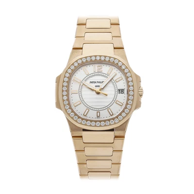 £58239.08 • Buy Patek Philippe Nautilus Quartz 32mm Rose Gold Diamonds Ladies Watch 7010/1R-001