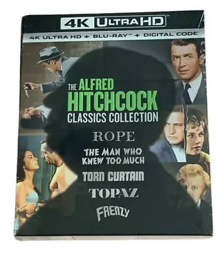 The Alfred Hitchcock Classics Collection 4K UHD Blu-ray Vol 3 Rope Frenzy Topaz • $48.99