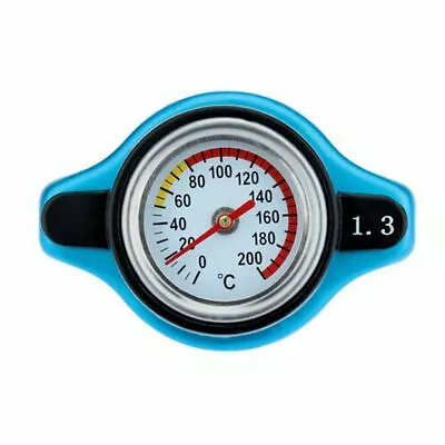 £10.67 • Buy Vehicle Racing Aluminium Alloy Radiator Cap Water Temp Gauge 1.3bar Small Head