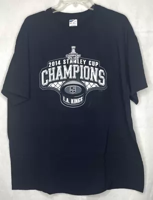 LA Kings T-Shirt Size 2XL NHL Hockey 2014 Champions  Men's Stanley Cup • $15.99