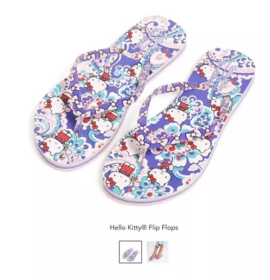 Vera Bradley Hello Kitty Flip Flops (Med 7-8) • $50