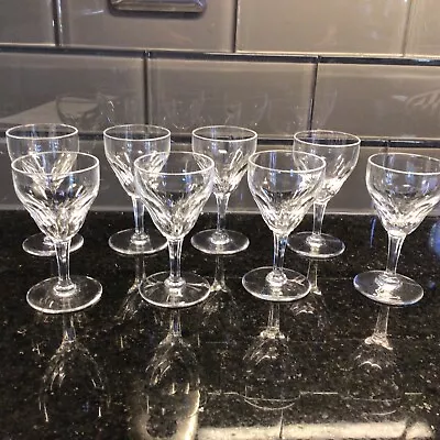 $139 • Buy Val St Lambert Cordial Crystal Glasses Riviera Clear Set Of 8 , 3 5/8” 