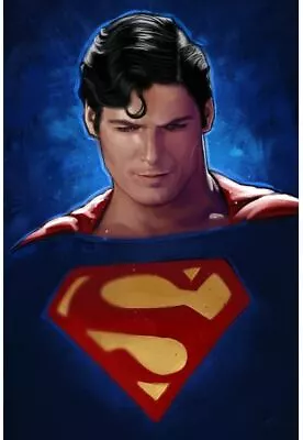 Wondercon 2022 Superman Yvan Quinet Movie Poster Giclee Print Art 24x36 Mondo • $122.99