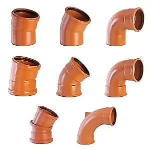 Underground Drainage 110mm Pipe & Fittings Incl Bends Traps Chamber Bases Etc • £18.75