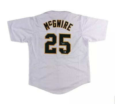 Mark McGwire Signed Oakland Custom White Jersey • $269.99