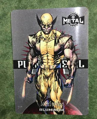 2021 Marvel X-Men Metal Universe Planet Metal Wolverine 19 Of 20 Aluminum • $75