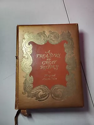 A Treasury Of Great Recipes By Mary And Vincent Price 1960's Hardcover Book • $22.99