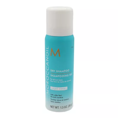 Moroccanoil Dry Shampoo 62ml Light Tones Refresh Cleanse Hair Argan Oil • £6.50
