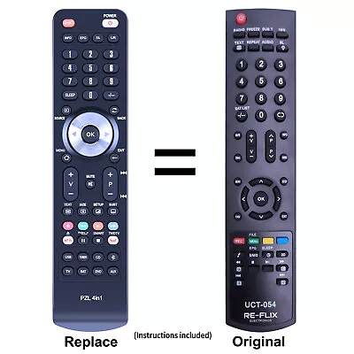 Replacement Remote Control For Grundig TV GLCD3206HDV GLCD2206HDV • $42.82