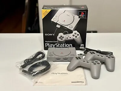 Sony PlayStation Classic Gray Console SCPH-1000R / 3003868 - 20 GAMES PRELOADED • $67