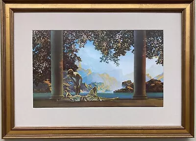 Maxfield Parrish  Daybreak  CUSTOM FRAMED Art Print Time • $69.99